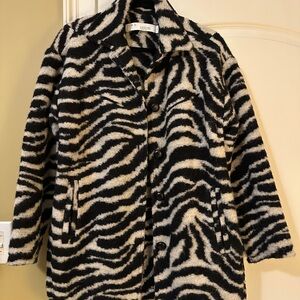 IRO Zebra Striped Patterned Jacket